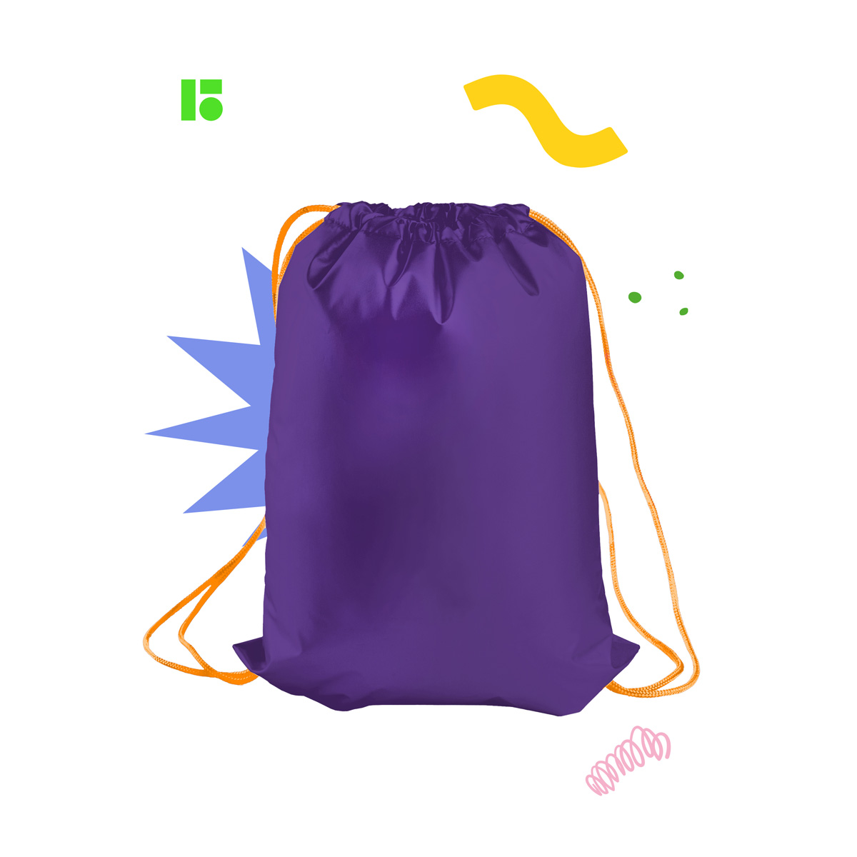 Мешок для обуви 1 отделение Berlingo "Envy", 360*470мм, светоотражающая лента, карман на молнии, оранжевый