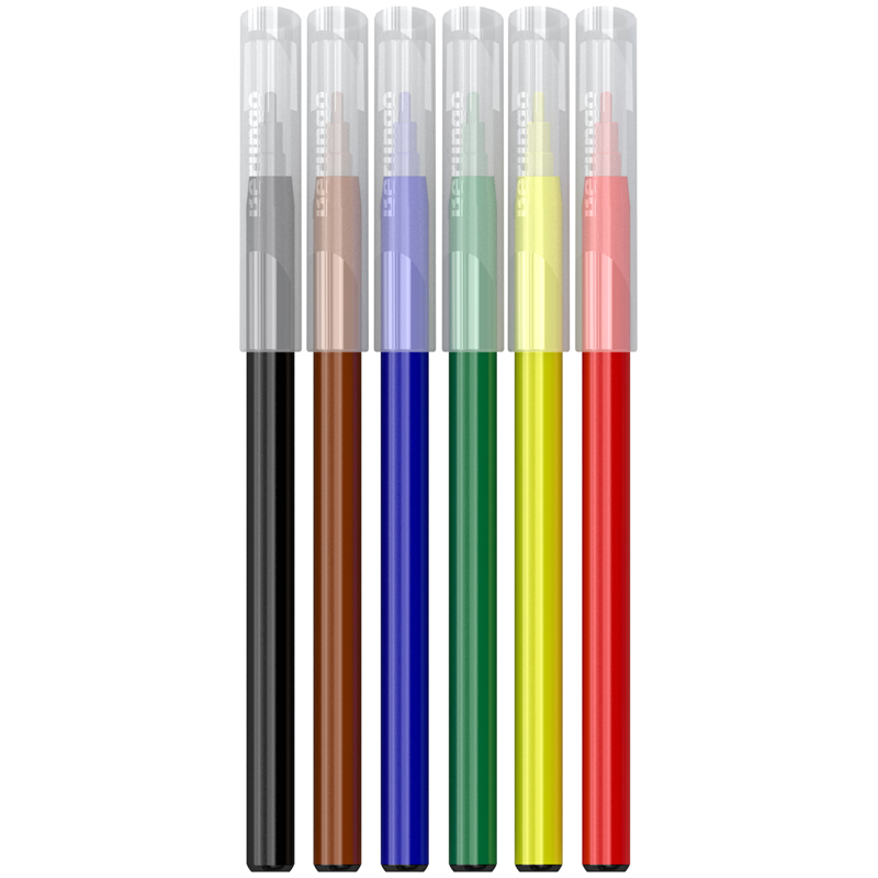 Фломастеры Berlingo "Жил-был кот", 06цв., смываемые, блистер