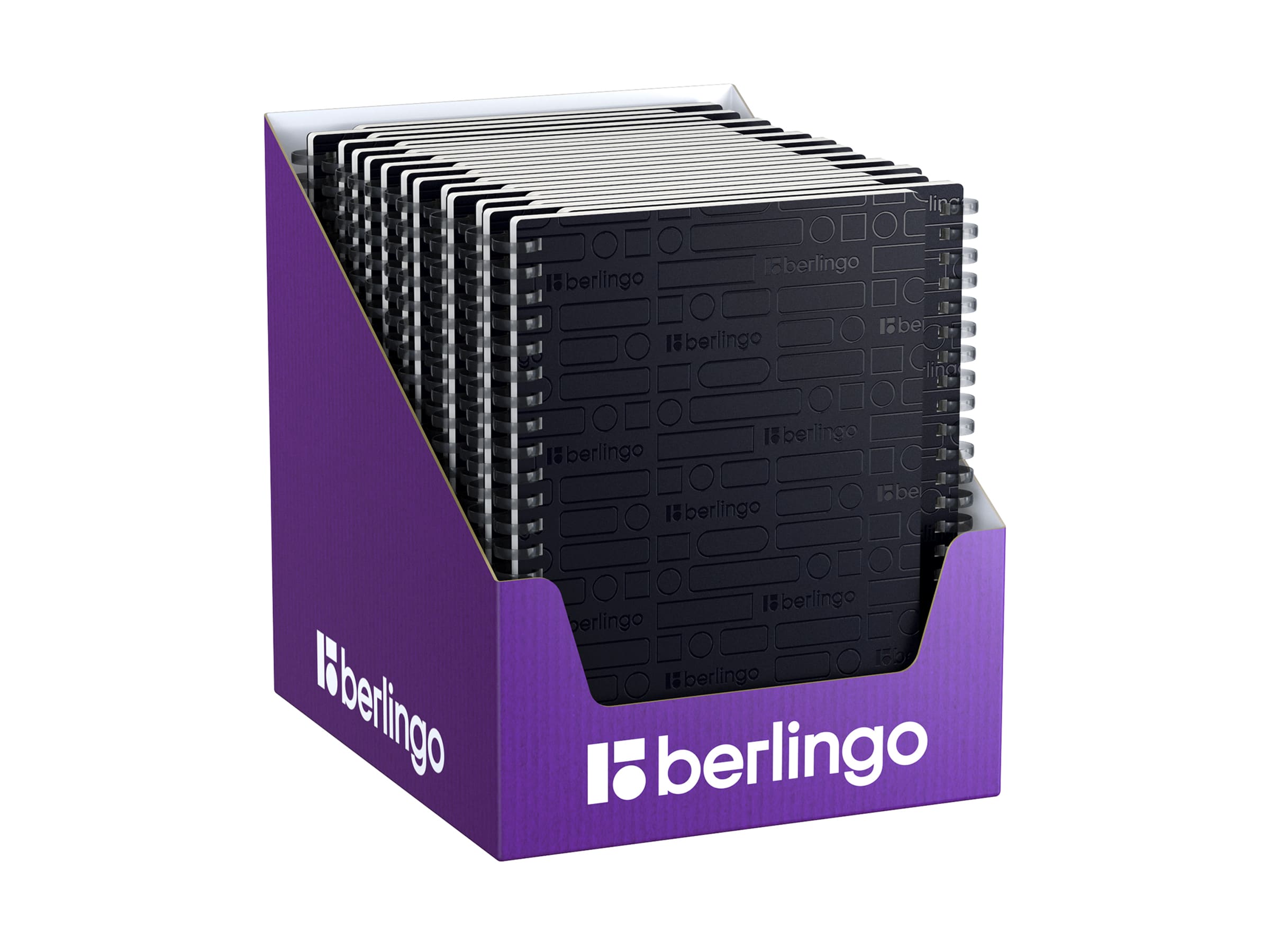 Бизнес-тетрадь A5, 80л., Berlingo "Your Way", клетка, на силиконовом гребне, 80г/м2, пластик обложка 600мкм, черная
