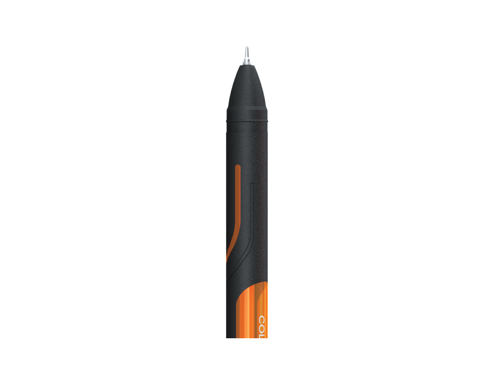 Ручка шариковая Berlingo "Color Zone stick" синяя, 0,7мм, прорезиненный корпус ассорти
