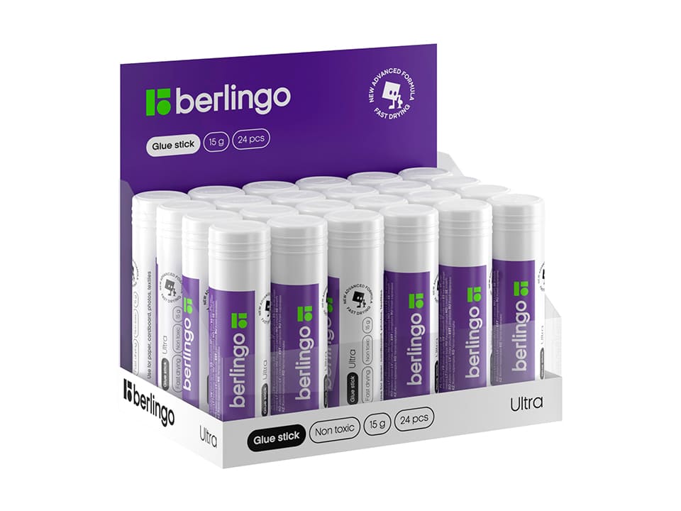 Клей-карандаш Berlingo "Ultra", 15г, ПВП