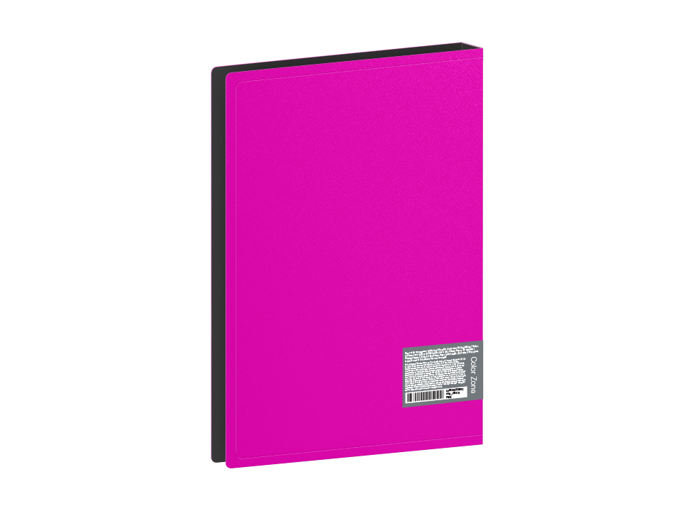 Папка со 100 вкладышами Berlingo "Color Zone", 30мм, 1000мкм, розовая